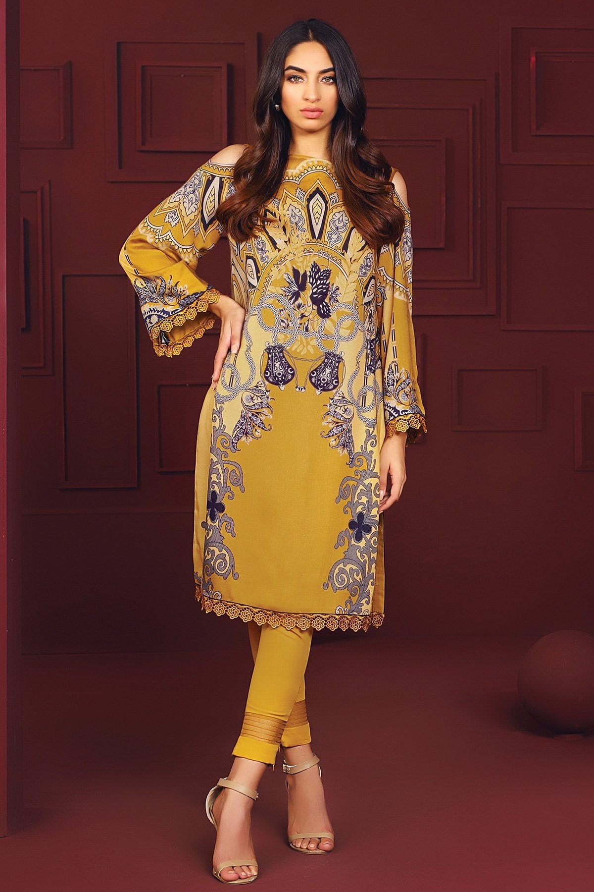 Alkaram - One Piece Printed Twill Viscose Shirt