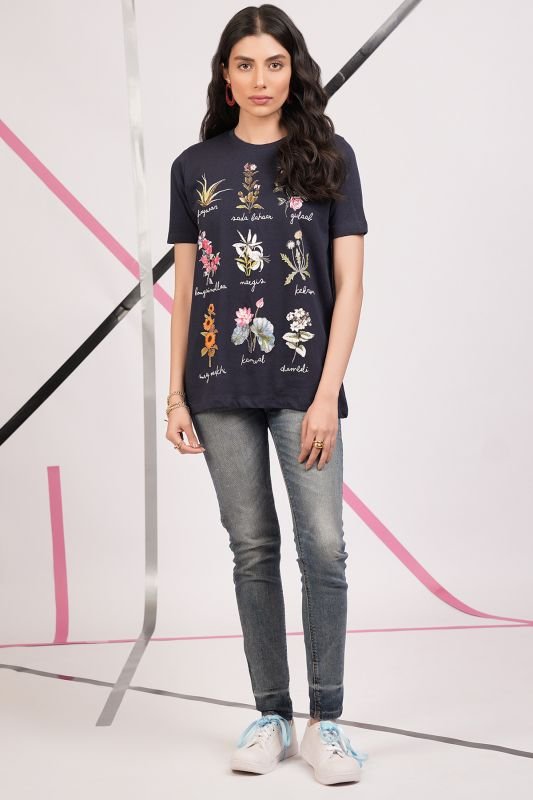 Cotton Jersey Basic Tee