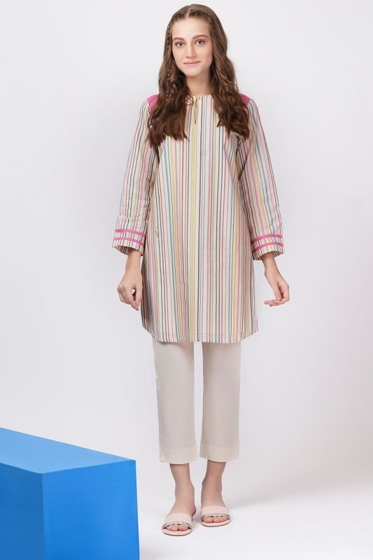 Printed Yarn Dyed Kurti