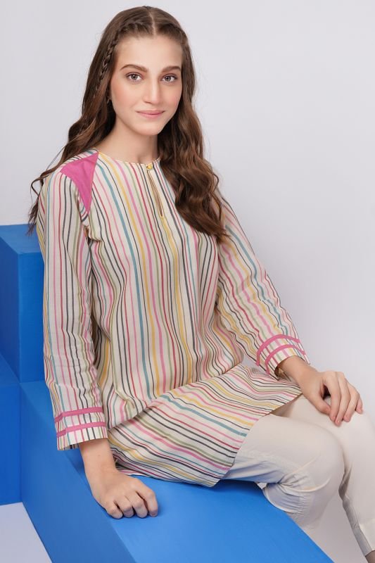 Printed Yarn Dyed Kurti