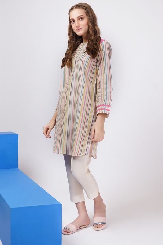 Printed Yarn Dyed Kurti