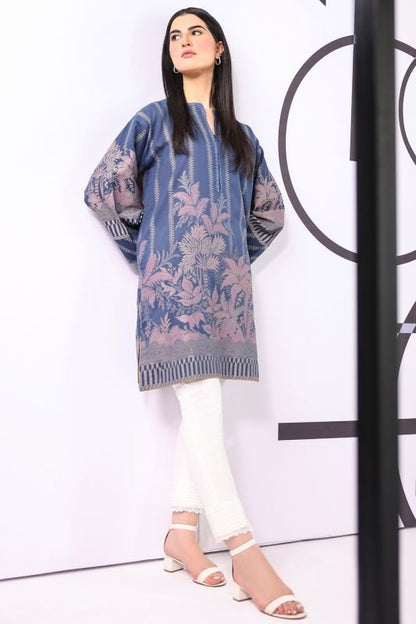 Dyed Jacquard Kurti