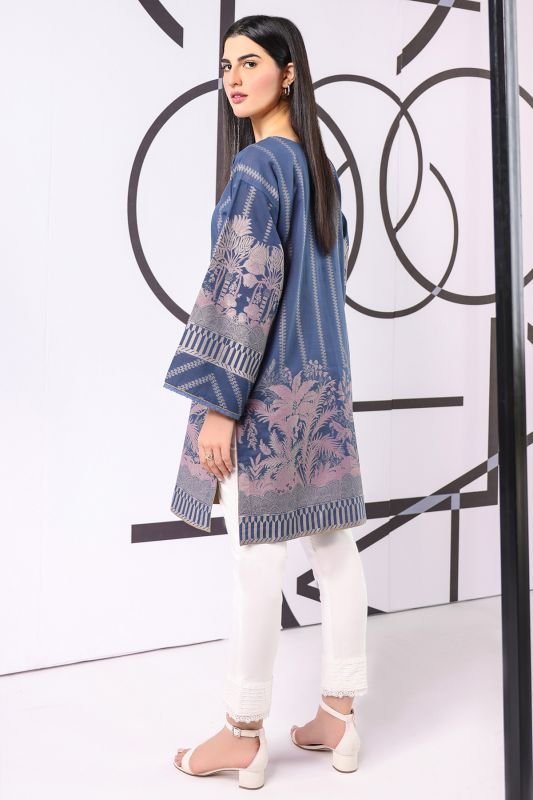 Dyed Jacquard Kurti