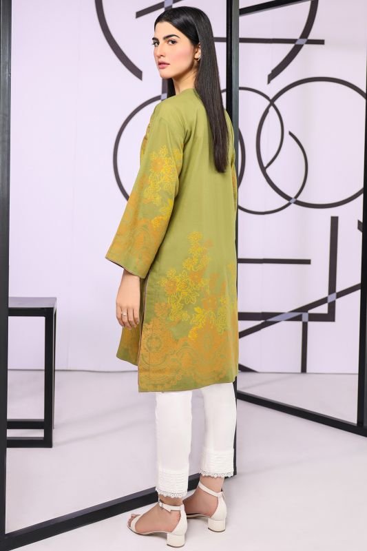 Dyed Jacquard Kurti