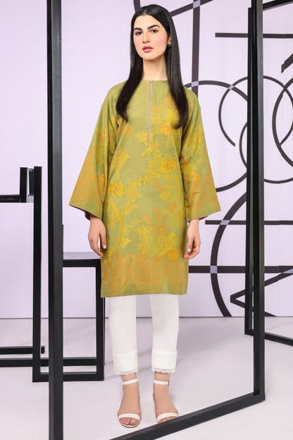 Dyed Jacquard Kurti