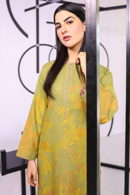 Dyed Jacquard Kurti