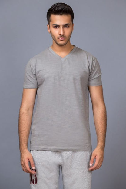 Half Sleeve V-Neck Cotton Top