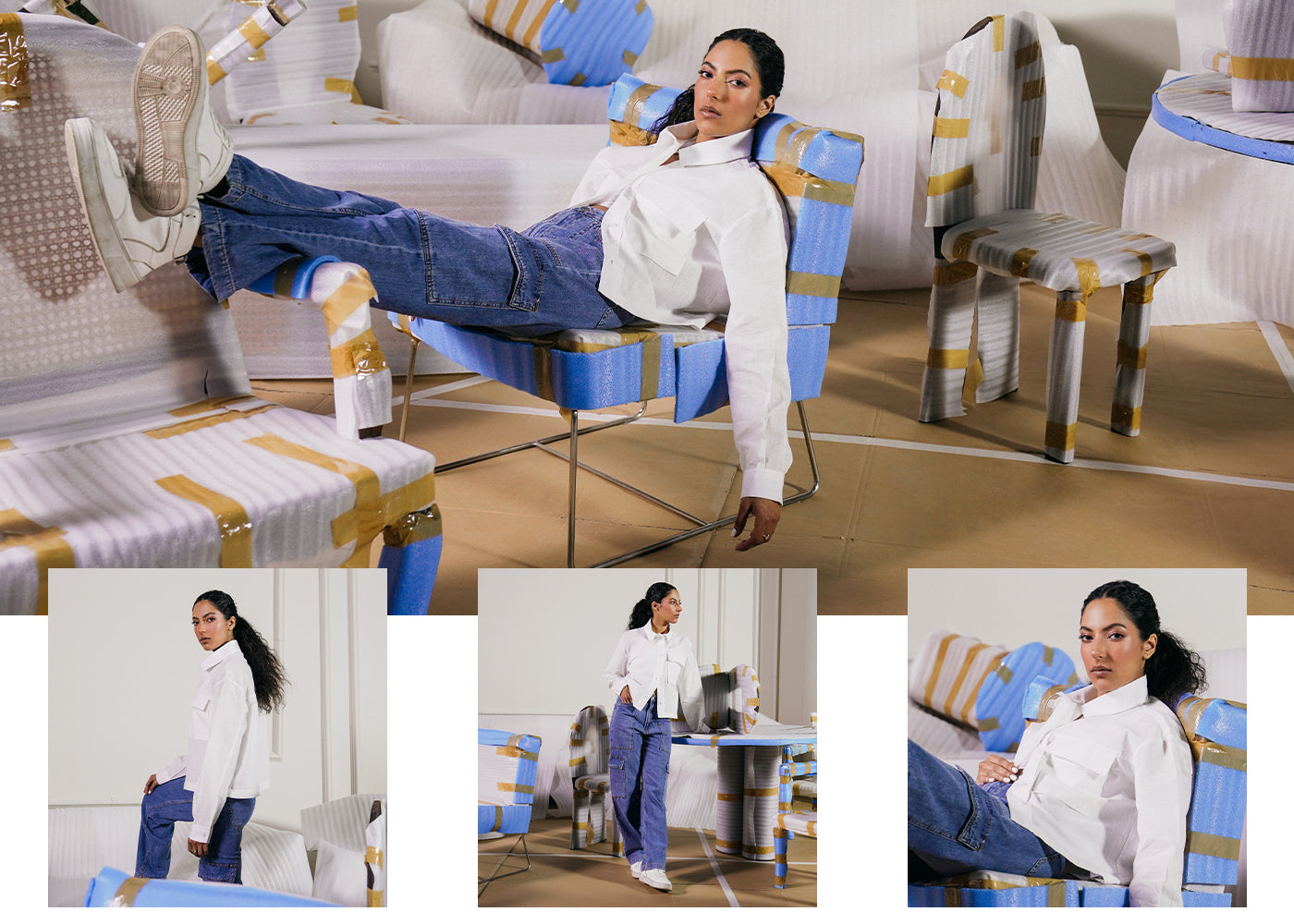 Ethnic - BUTTON DOWN TOP (E1100/108/001)