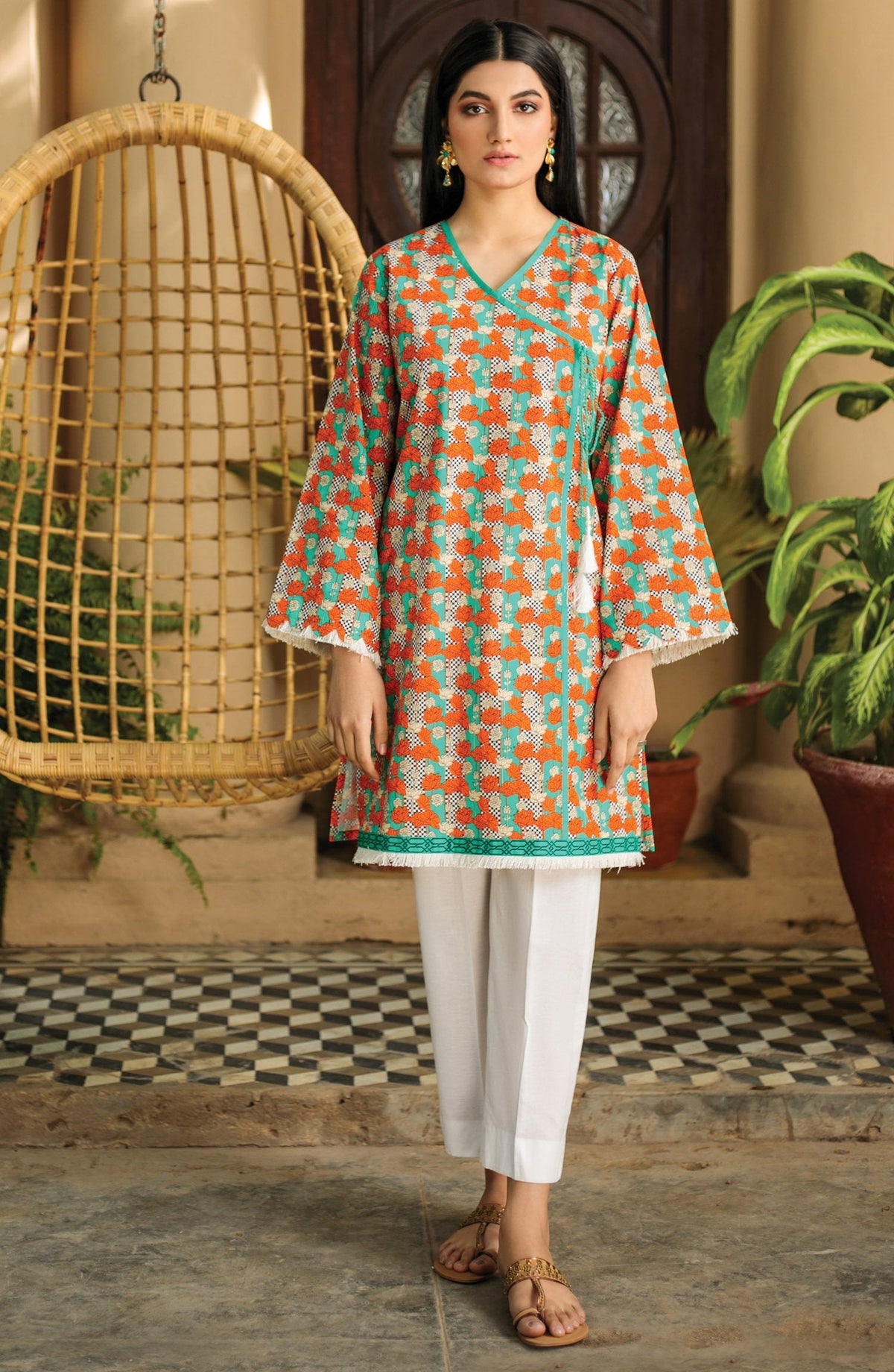 Orient - Unstitched 1 Piece Printed Lawn Shirt
