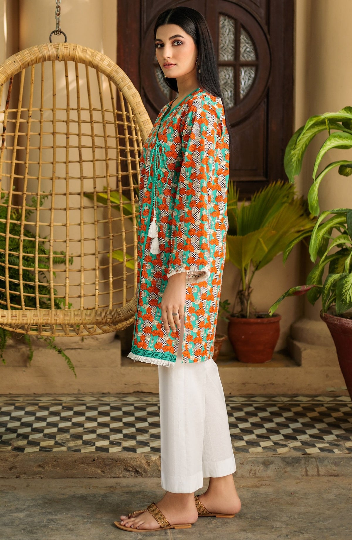 Orient - Unstitched 1 Piece Printed Lawn Shirt