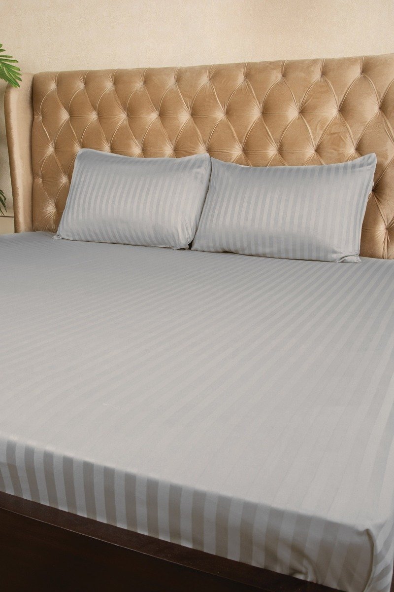Alkaram - Printed Satin Luxury Bedsheet Set T-300