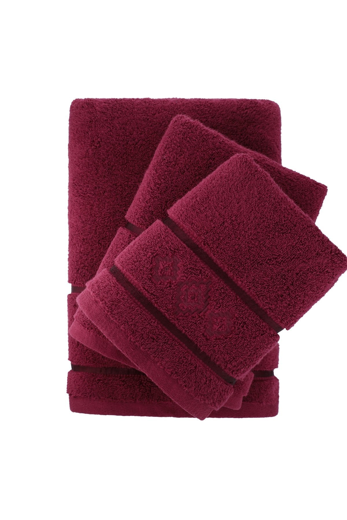 Alkaram - 3 Pc Embroidered Towel Set
