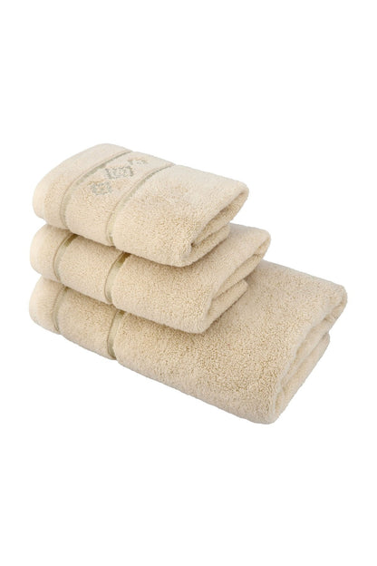 Alkaram - 3 Pc Embroidered Towel Set