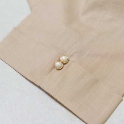 Eraj Hussain - Turn up Pearl Pants