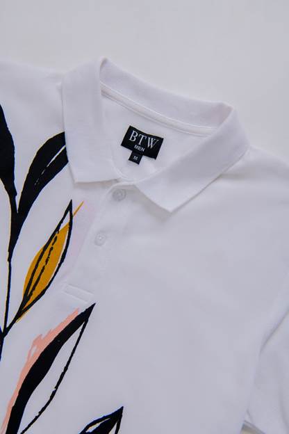 BTW - REGULAR FIT PRINTED POLO SHIRT