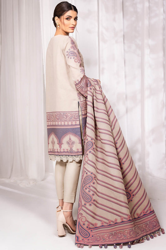 Alkaram - Three Piece Jacquard Suit with Jacquard Dupatta