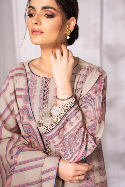 Alkaram - Three Piece Jacquard Suit with Jacquard Dupatta