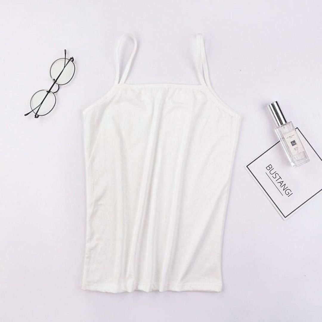 Bustangi - Pack of 3 cotton camisoles by Bustangi