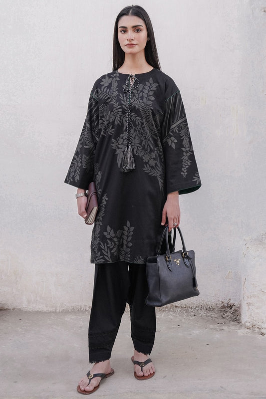 Dyed Jacquard Kurti
