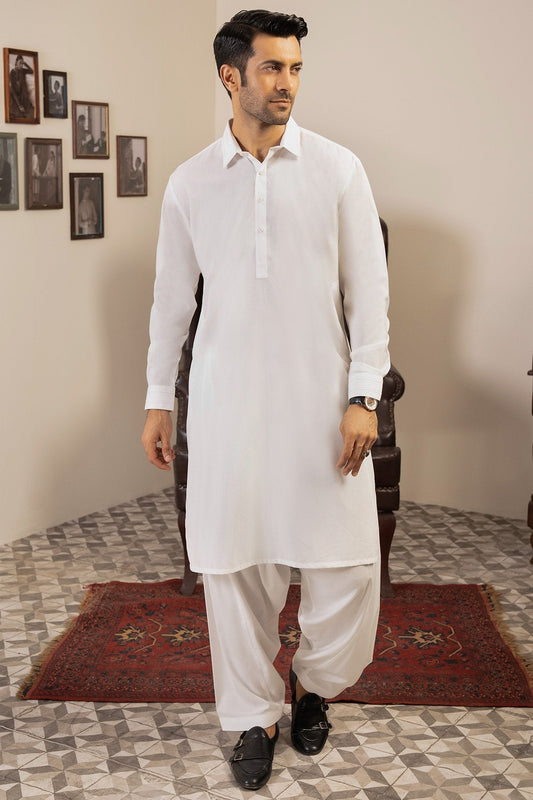 Dyed Blended Shalwar Kameez