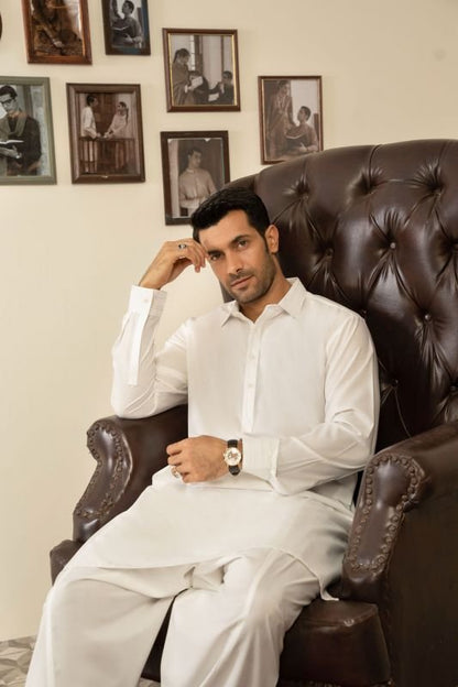 Dyed Blended Shalwar Kameez