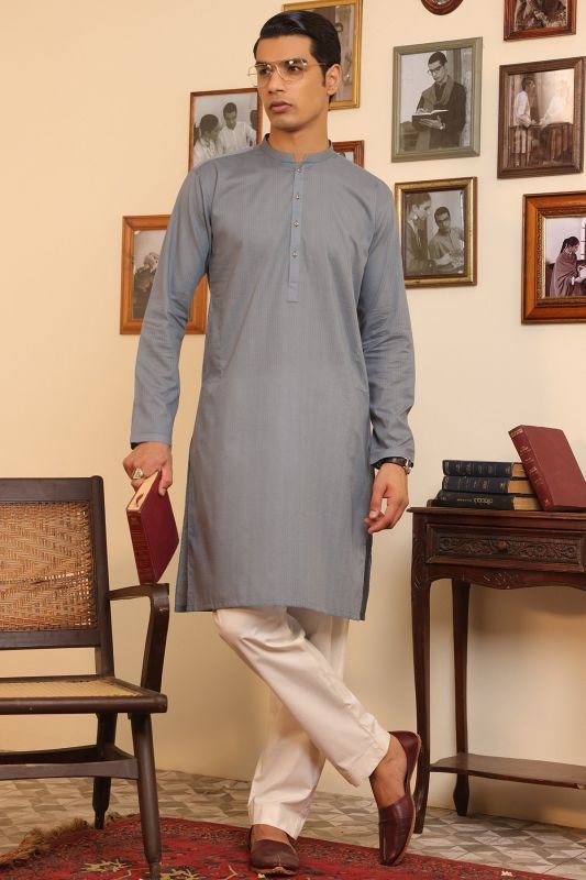 Dyed Dobby Kurta