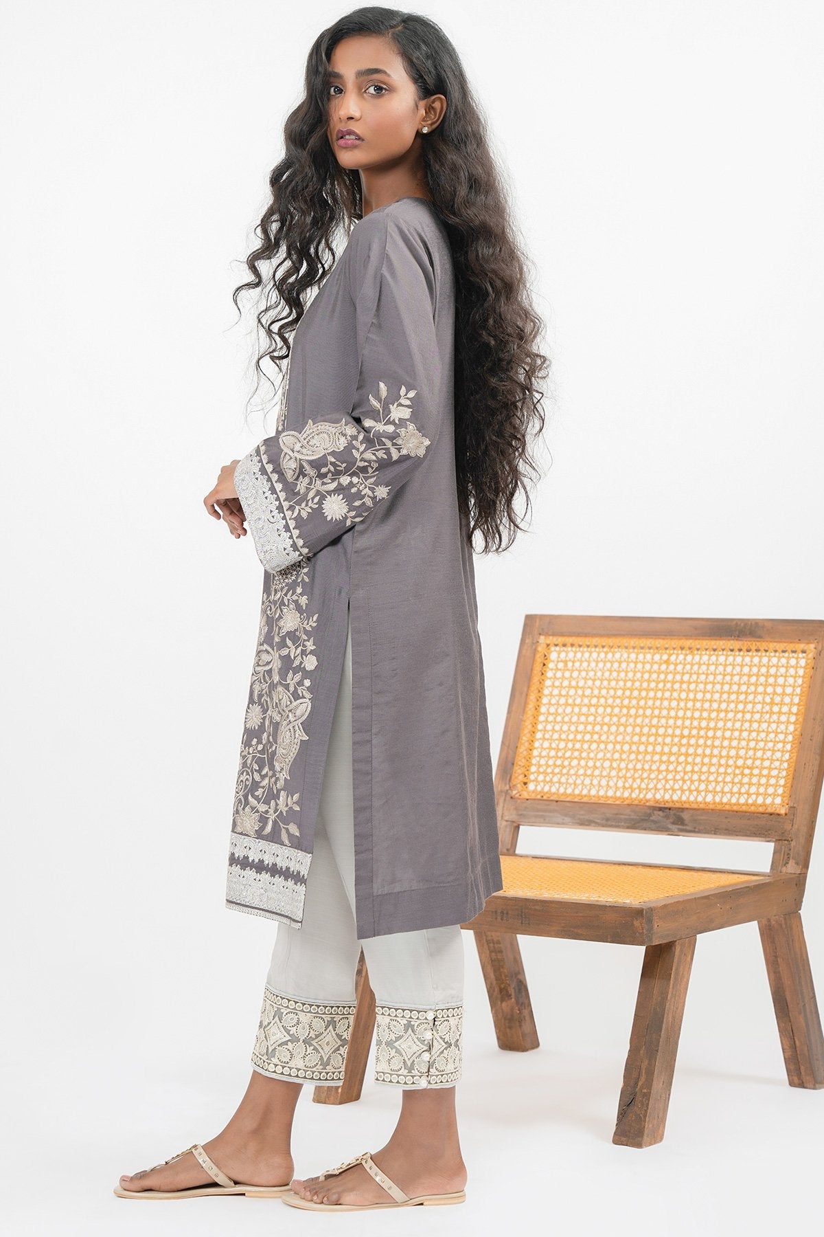 Alkaram - Cotton Silk Kurti