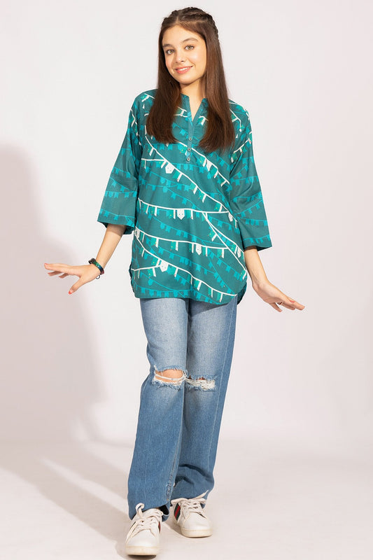 Printed Lawn Kurti