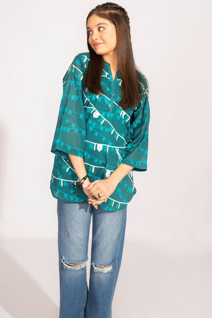 Printed Lawn Kurti