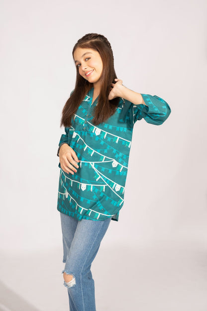 Printed Lawn Kurti