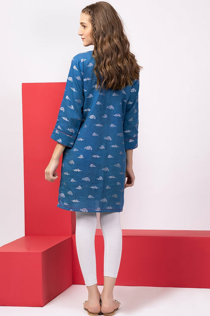 Alkaram - Printed Embroidered Jacquard Kurti