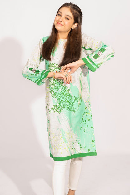 Printed Lawn Kurti