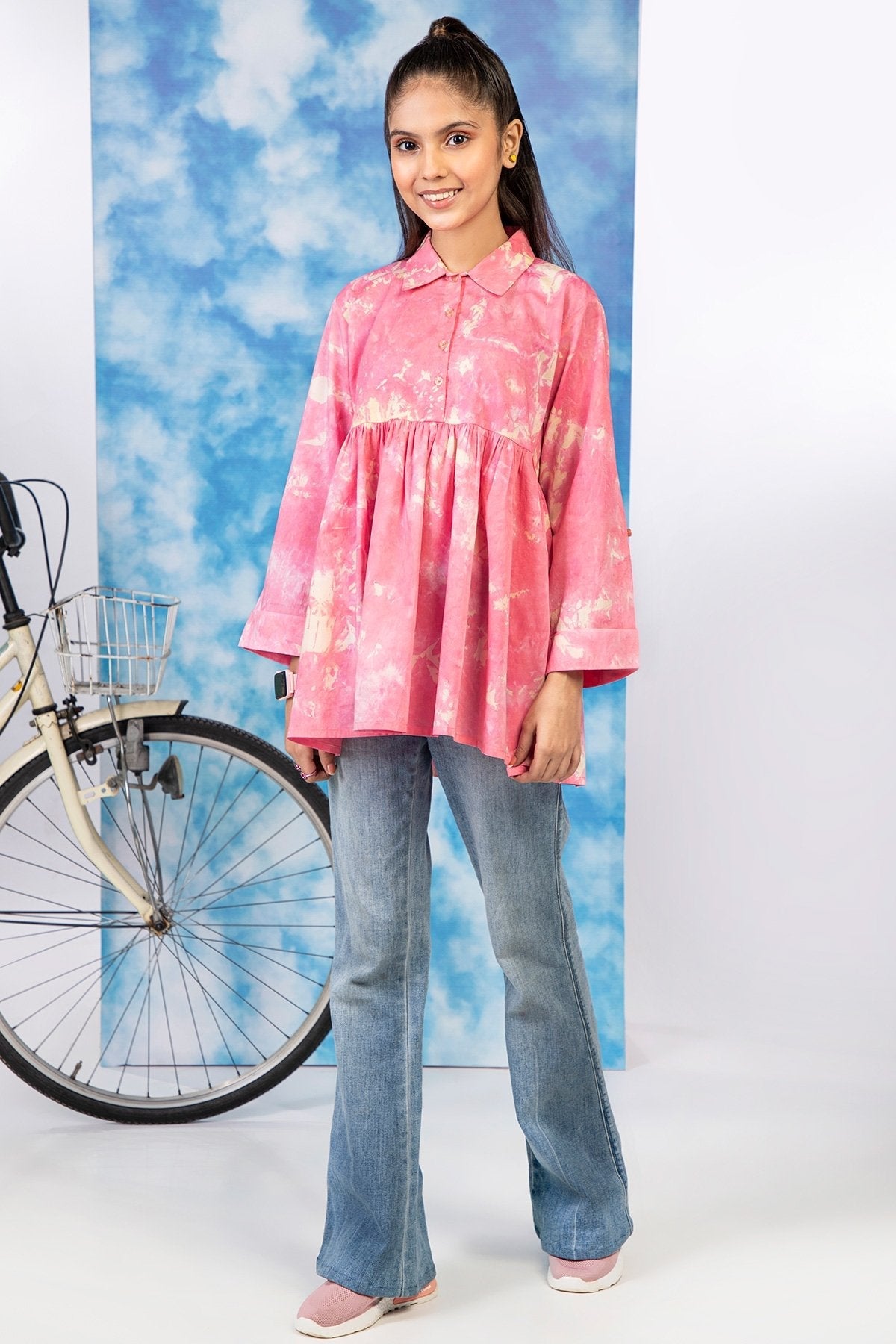 Printed Cambric Kurti