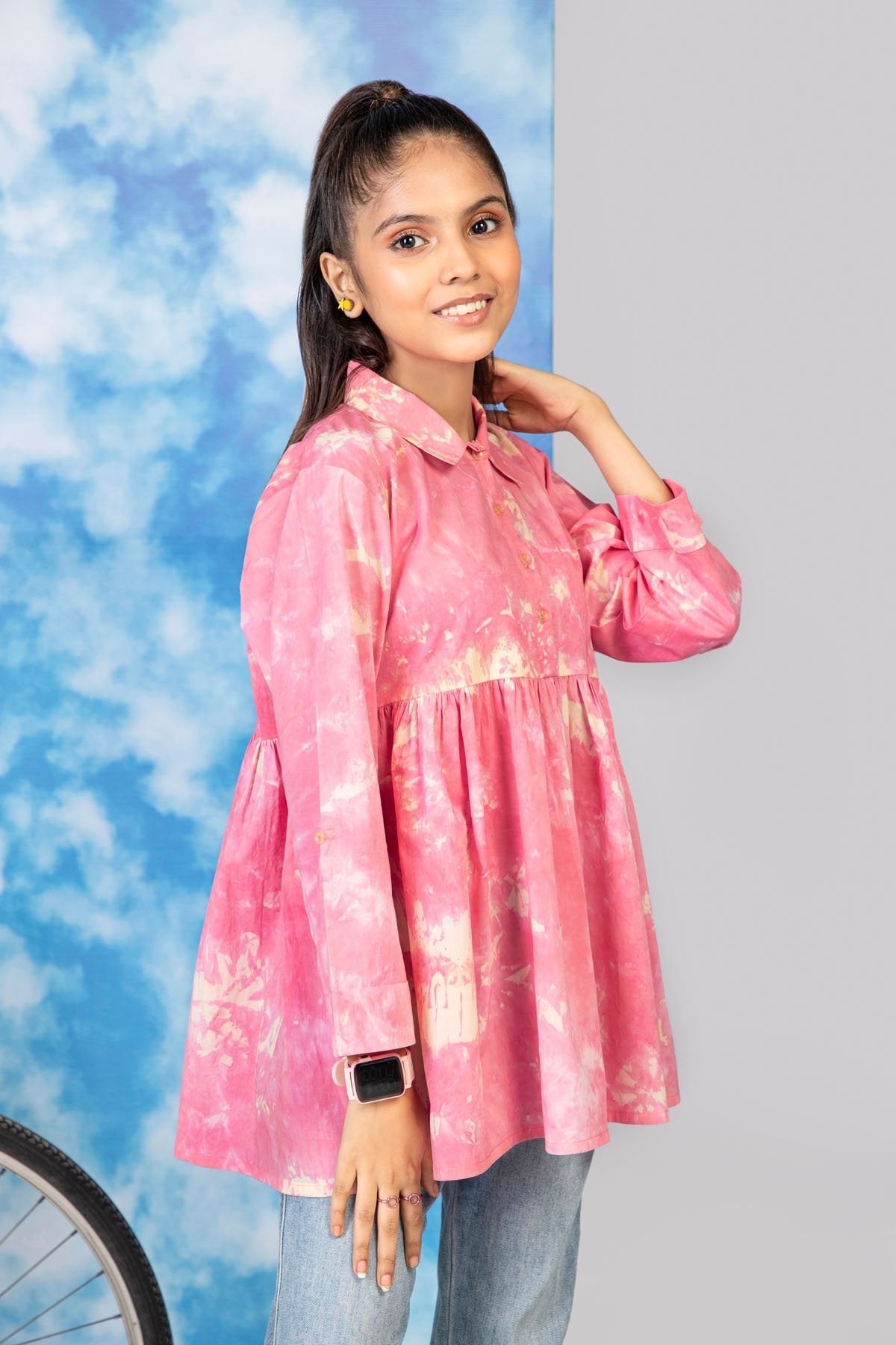 Printed Cambric Kurti