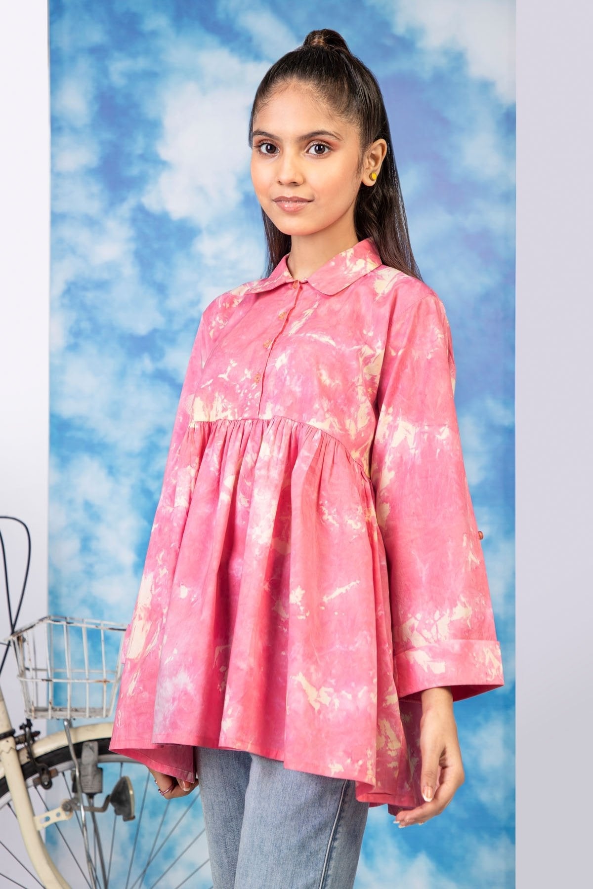 Printed Cambric Kurti