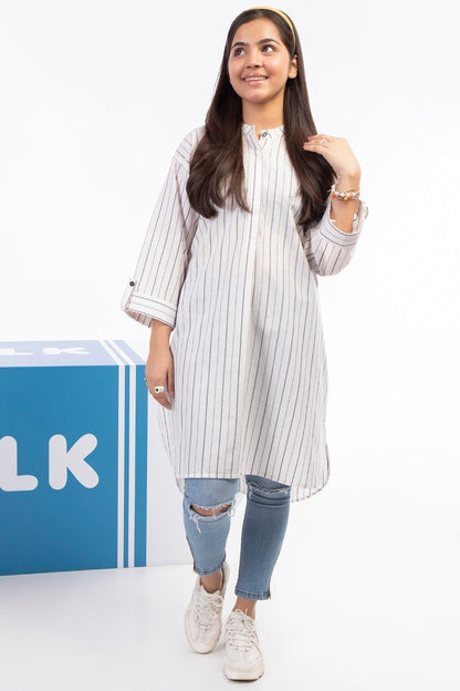 Dyed Jacquard Kurti