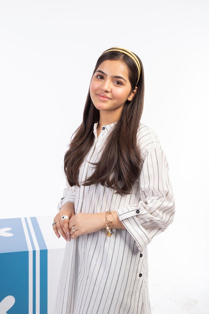 Dyed Jacquard Kurti