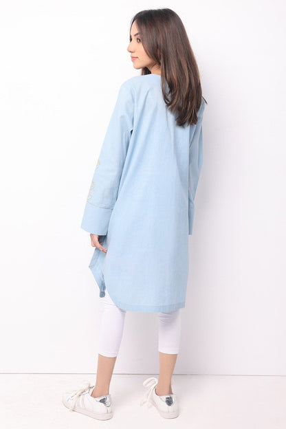 Alkaram - Yarn Dyed Embroidered Kurti