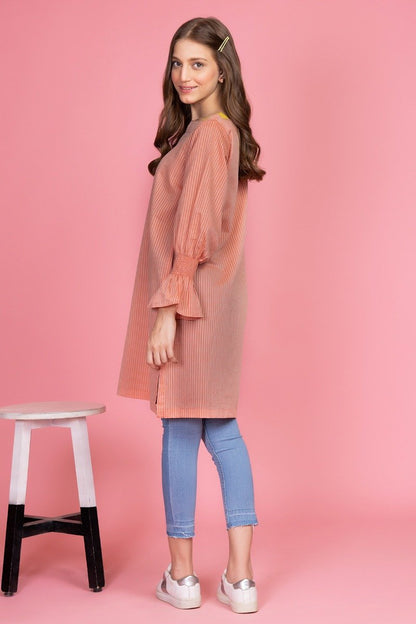 Alkaram - Yarn Dyed Embroidered Kurti