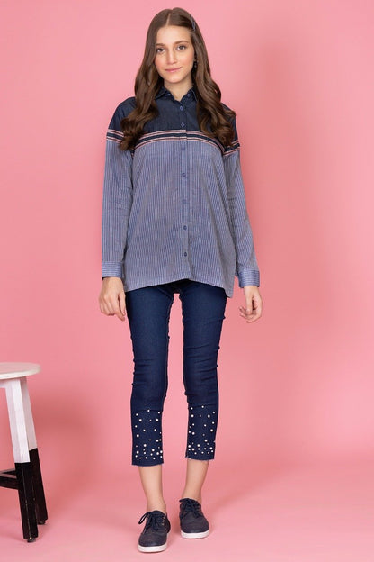 Alkaram - Yarn Dyed Kurti