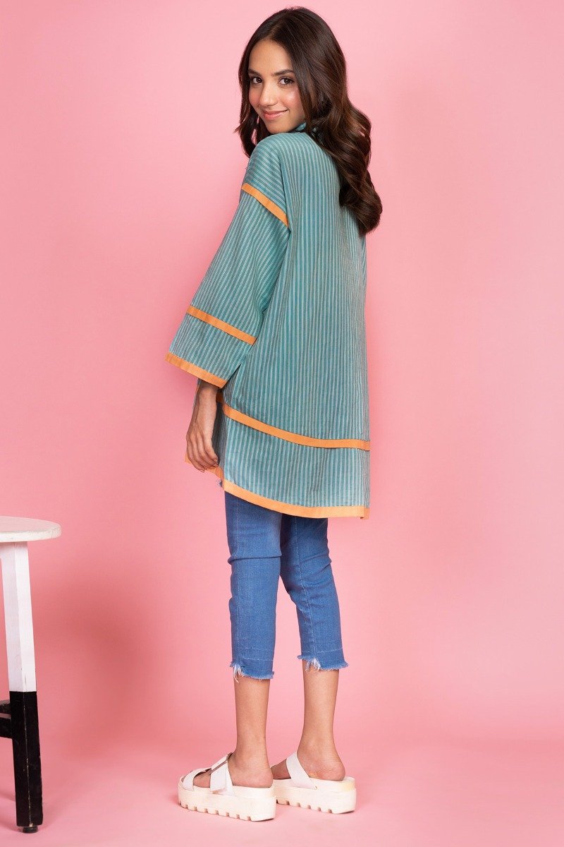 Alkaram - Embroidered Yarn Dyed Kurti