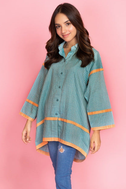 Alkaram - Embroidered Yarn Dyed Kurti