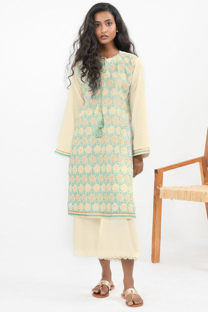 Dyed Dobby Kurti