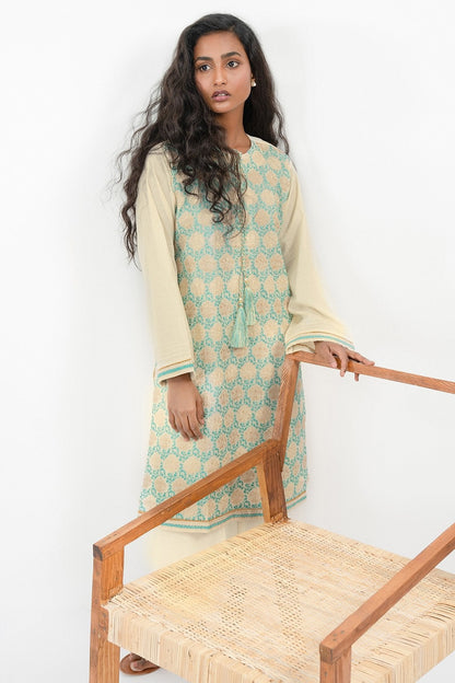 Dyed Dobby Kurti