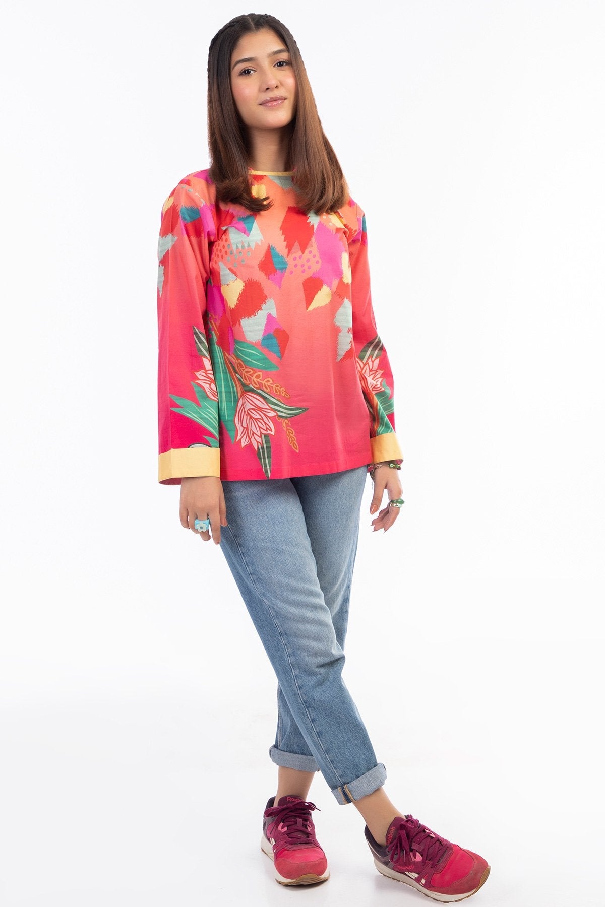 Printed Cambric Kurti
