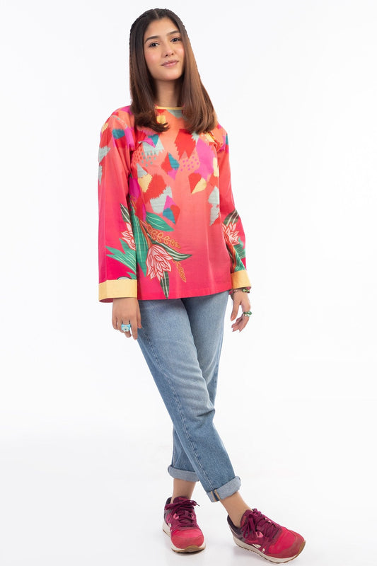Printed Cambric Kurti