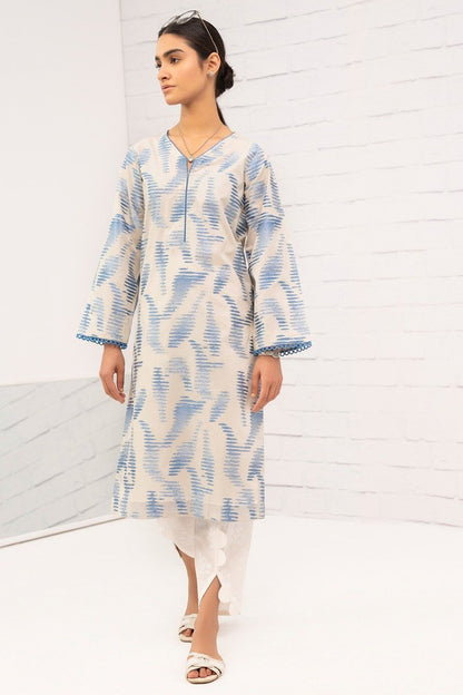 Dyed Embroidered Cambric Kurti