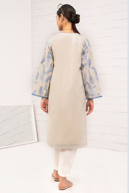 Dyed Embroidered Cambric Kurti