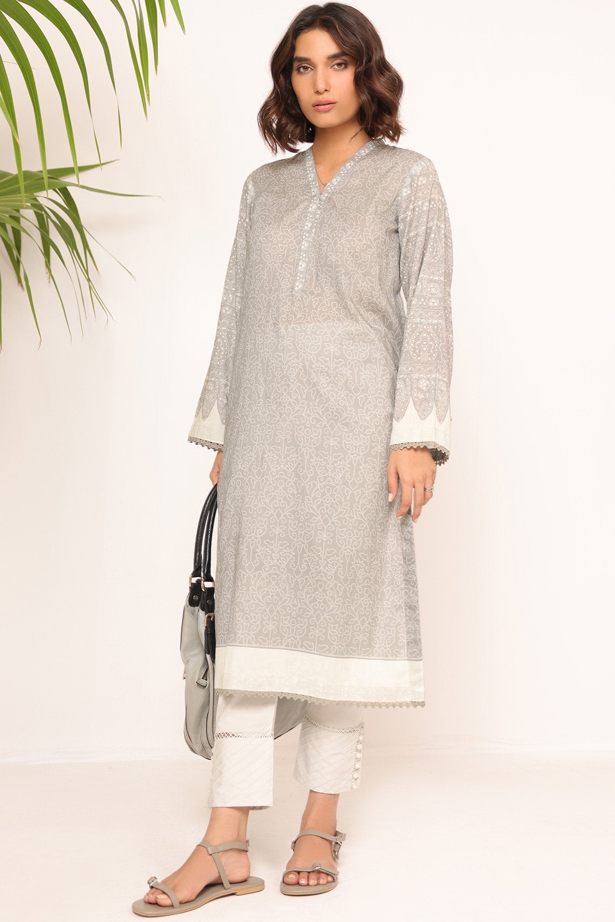 Printed Lawn Kurti