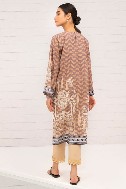 Printed Embroidered Lawn Kurti